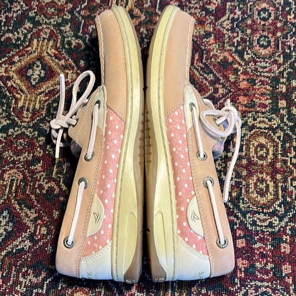 Sperry Top-Sider Tan Leather Memory Foam Cushioned Boat Shoes Loafers size 8.5 - Picture 7 of 15